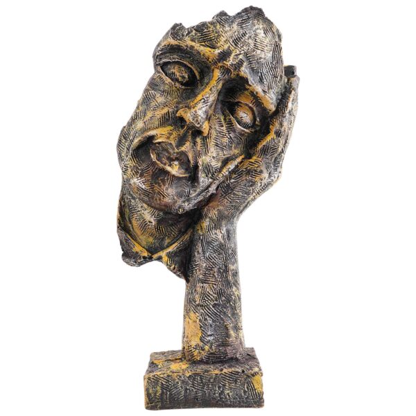 Face Statue for Living Room/Bedroom/Home/Office House, Big Size murti Antique Idol Abstract Art Decor showpiece Good for Gifts an Any Occasion Anniversary - Image 3